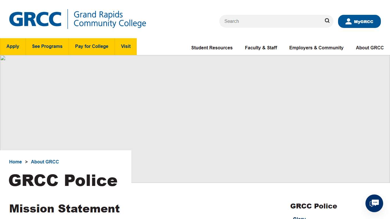 GRCC Police | Grand Rapids Community College